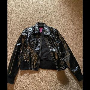 Very Shiny Black Jacket
